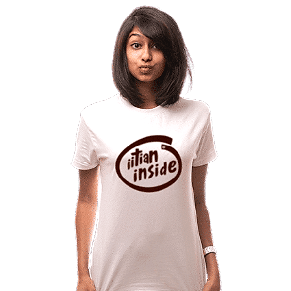 IITian Inside White Tee