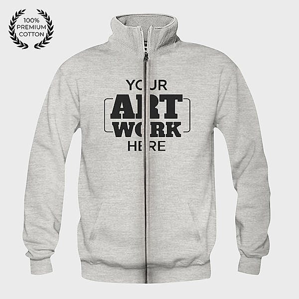 High Neck Zipper (100% Cotton)