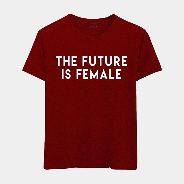 Feminist Maroon Tee