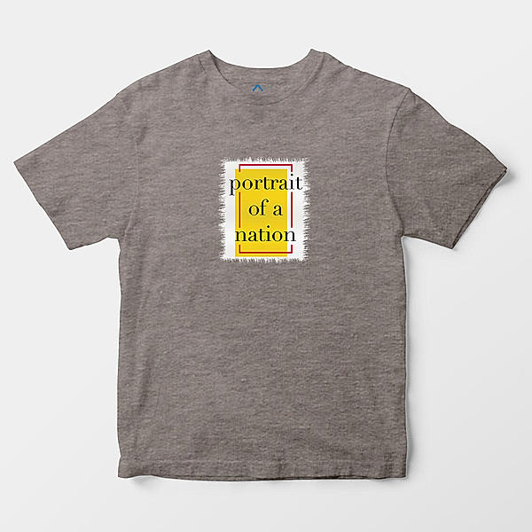 Portrait of a Nation Charcoal Grey Tee