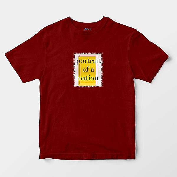 Portrait of a Nation Maroon Tee