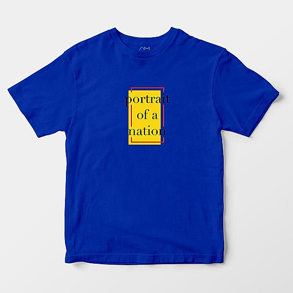 Portrait Royal Blue Tee