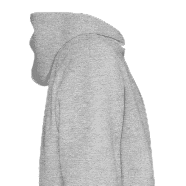 Solid: Grey Pullover Hoodie