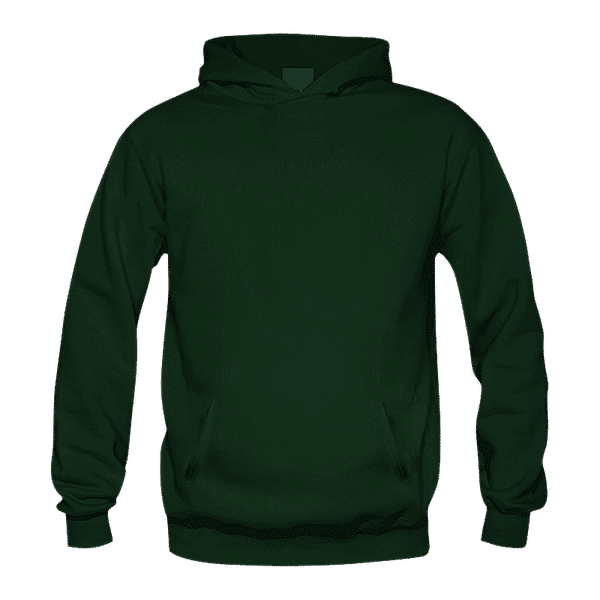 Solid: Green Pullover Hoodie