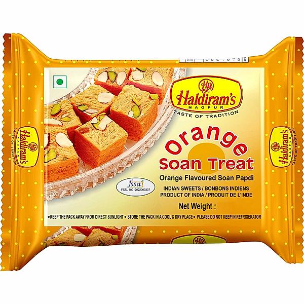 Soan Papdi (Orange Flavour)