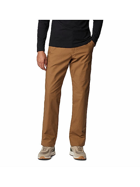 Columbia Mens Brown UPF 50 Flex ROC II Lined Pant