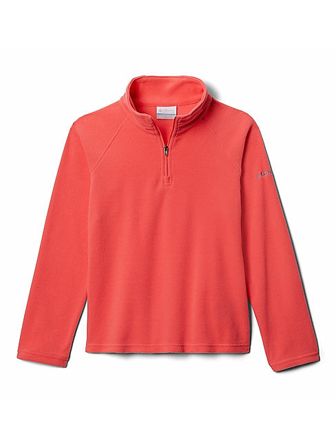 Buy Youth Girls Red Glacial Fleece Half Zip Online at Columbia Sportswear 488076