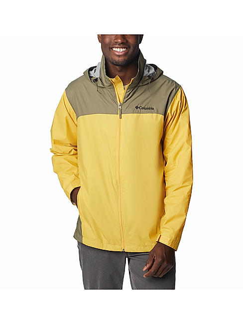 Columbia Men YELLOW Glennaker Lake Rain Jacket