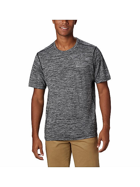 Columbia Men Black Deschutes Runner Short Sleeve Shirt