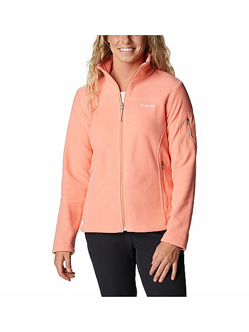 Columbia Women Orange Fast Trek II Jacket