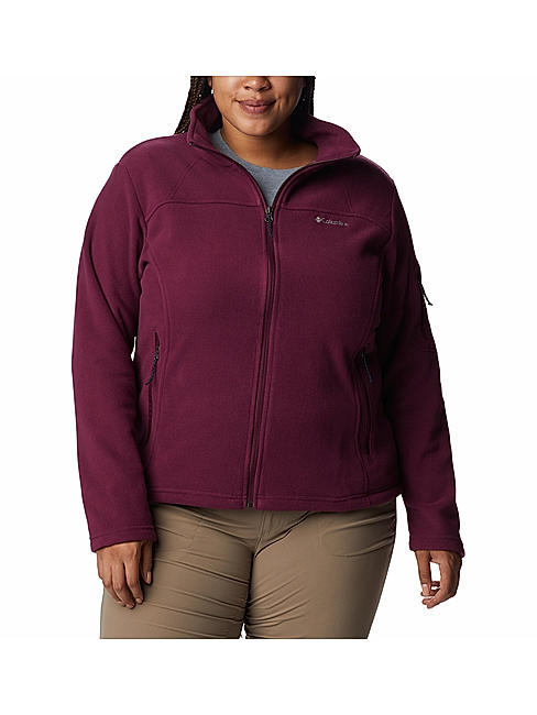 Columbia Women Red Fast Trek II Jacket