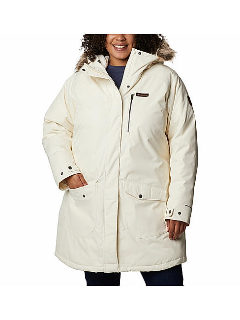 white snow jacket women