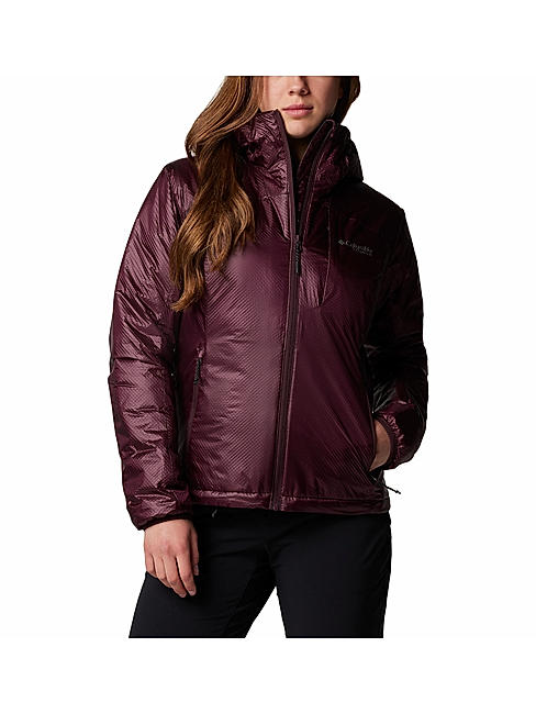 Columbia Womens Red Arch Rock II Hooded Jacket