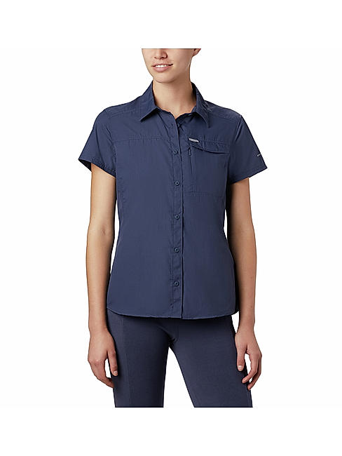 Columbia Women Blue Silver Ridge 2.0 Short Sleeve
