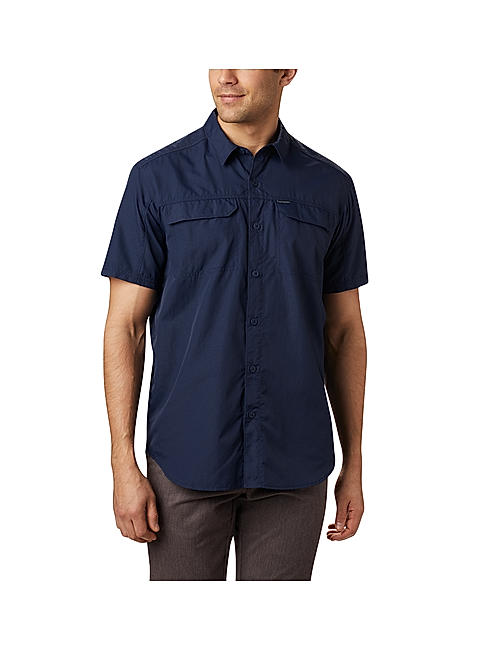 Buy Blue Silver Ridge 2.0 Short Sleeve Shirt for Men Online at Columbia ...