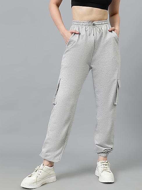 KOTTY Womens Solid Track Pants