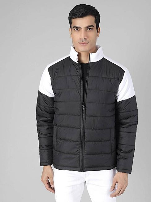 KOTTY Men Full Sleeve Padded Puffer Winter Jacket