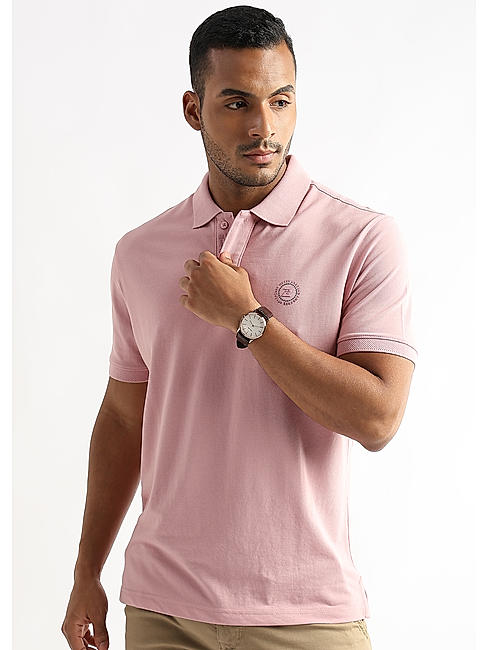 Desert Rose Solid Polo T-Shirt