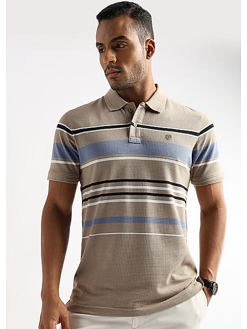 Box Structured Brown Stripes