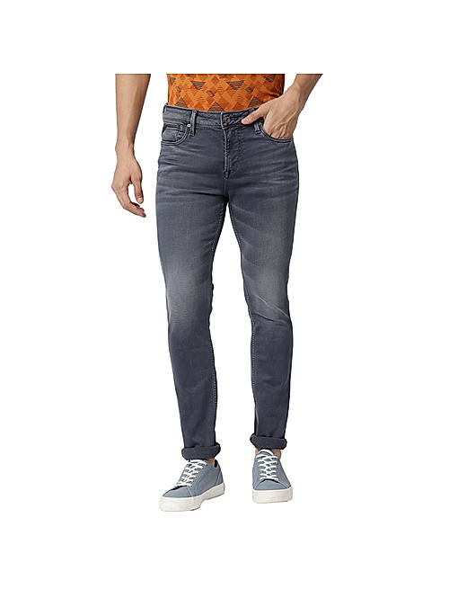 Killer Grey Solid Skinny Fit Jeans