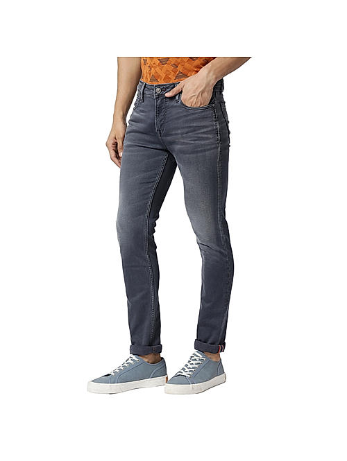 Killer Grey Solid Skinny Fit Jeans