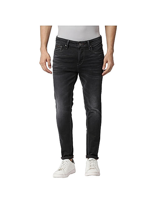 Killer Grey Solid Skinny Fit Jeans For Men
