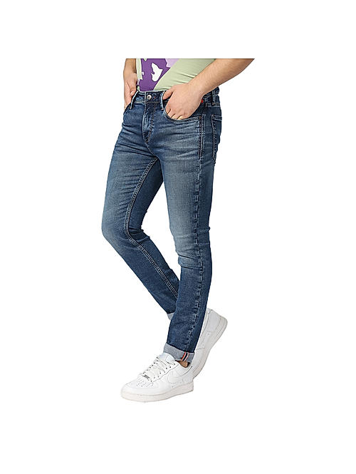 Killer Blue Solid Skinny Fit Jeans