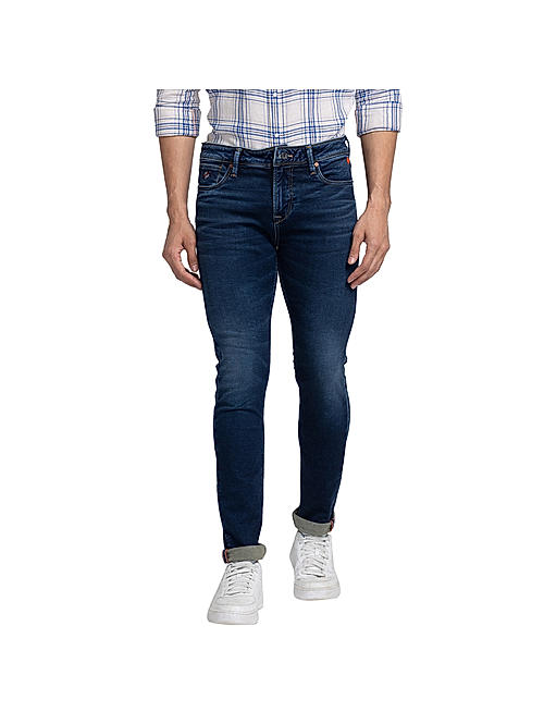Killer Blue Solid Slim Fit Jeans