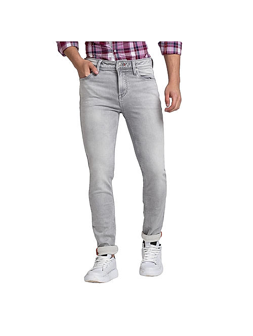 Killer Grey Solid Ankle Fit Jeans