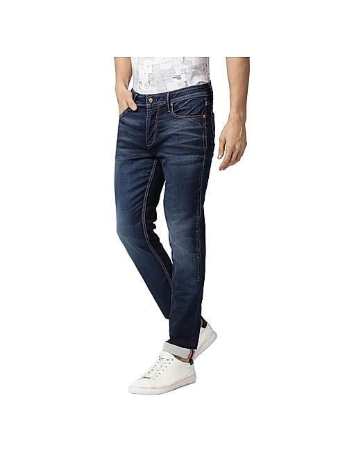 Killer Ankle Fit Dark Blue Solid Jeans