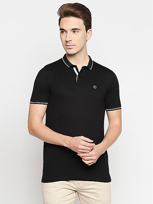 Polo neck t shirts for men online shop