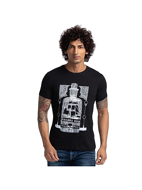 Buy Best Black T shirts for Men Online in India at Killer Jeans