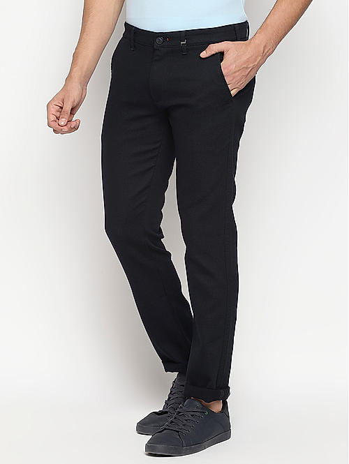 Buy AD & AV Men Black Solid Synthetic Single Formal Trousers Online at Best  Prices in India - JioMart.