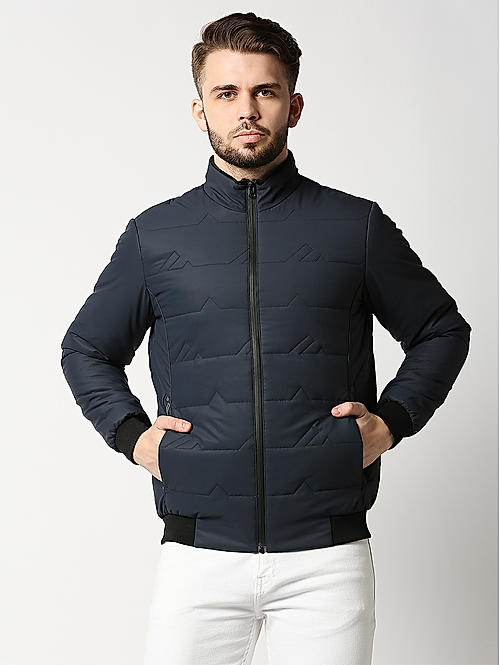 Buy Mock-Neck Jacket with Insert Pockets Online at Best Prices in India -  JioMart.