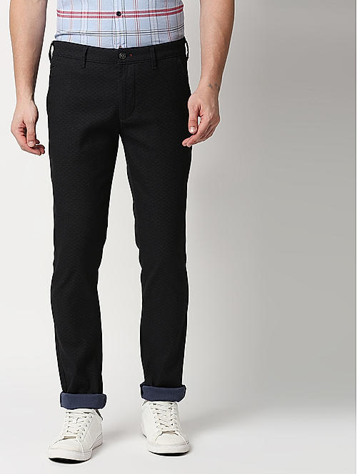 Buy Stylish Men's Black Pants for Formal & Casual Wear