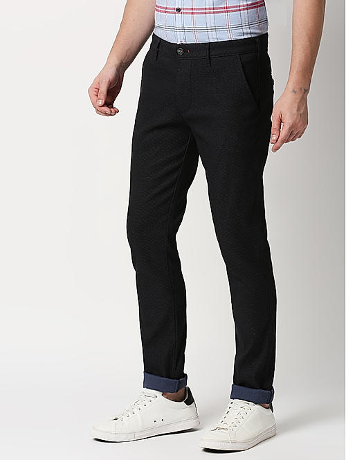 Buy online Grey Cotton Flat Front Trousers Formal from Bottom Wear for Men  by Easies By Killer for ₹1599 at 20% off | 2024 Limeroad.com