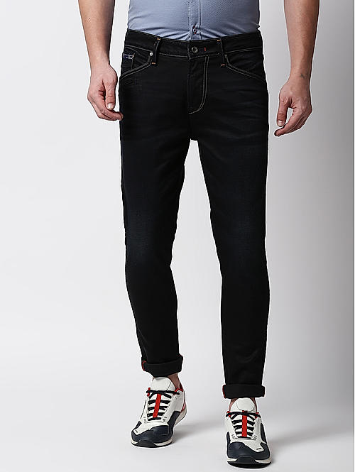 Buy Wrangler Ash Grey Straight Fit Jeans for Mens Online @ Tata CLiQ