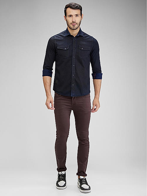 Killer Men Brown Solid Skinny Fit Jeans