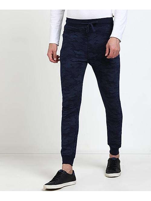 Buy Cotton Navy Blue Printed Track Pant for Men Online at Killer Jeans   490165