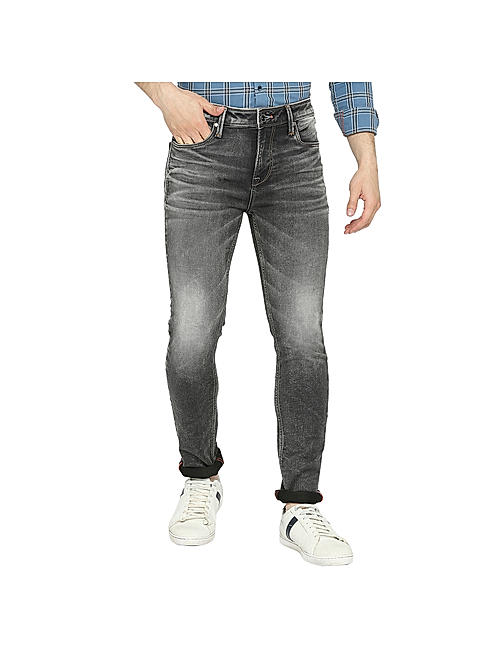 Buy Black Straight Fit Mens Jeans Online