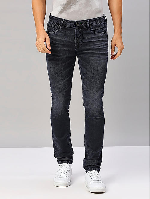 Killer Men Blue Slim Fit Solid Casual Jeans
