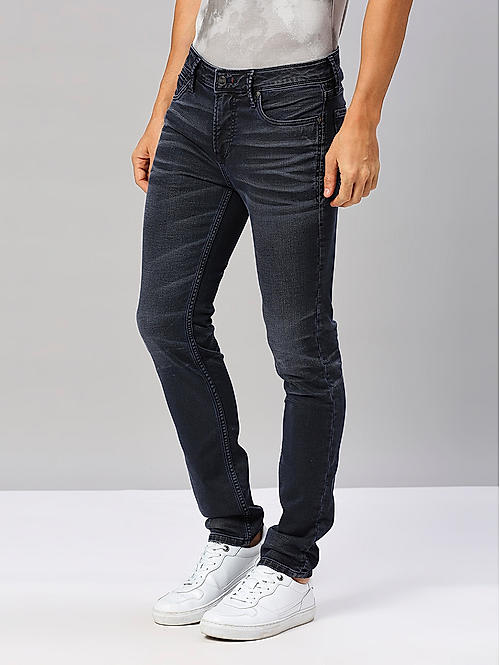 Killer Men Blue Slim Fit Solid Casual Jeans