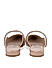 Beige Faux Suede Mules with Embellished Strap