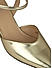 Gold Pointed Toe Heels