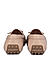 Nude Moccasins With Bow Detail