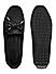 Black Moccasins With Bow Detail