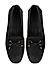 Black Moccasins With Bow Detail