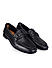Navy Loafers With Buckle