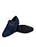 Navy Suede Leather Loafers