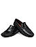 Black Croco Leather Loafers